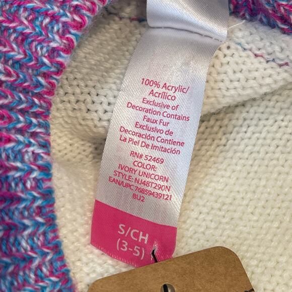 No Boundaries BELIEVE 3D Stuffed Unicorn Ugly Christmas Sweater Size Small - Picture 5 of 5